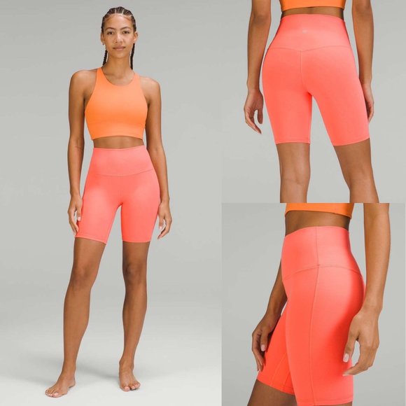 COPY - Lululemon Women's Align High Rise Short 8" Yoga Shorts Size 4 Raspberry … - Picture 1 of 6